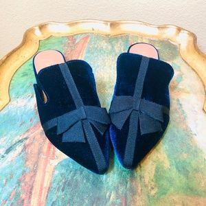 Nanette Lepore Allegra Velvet Slides